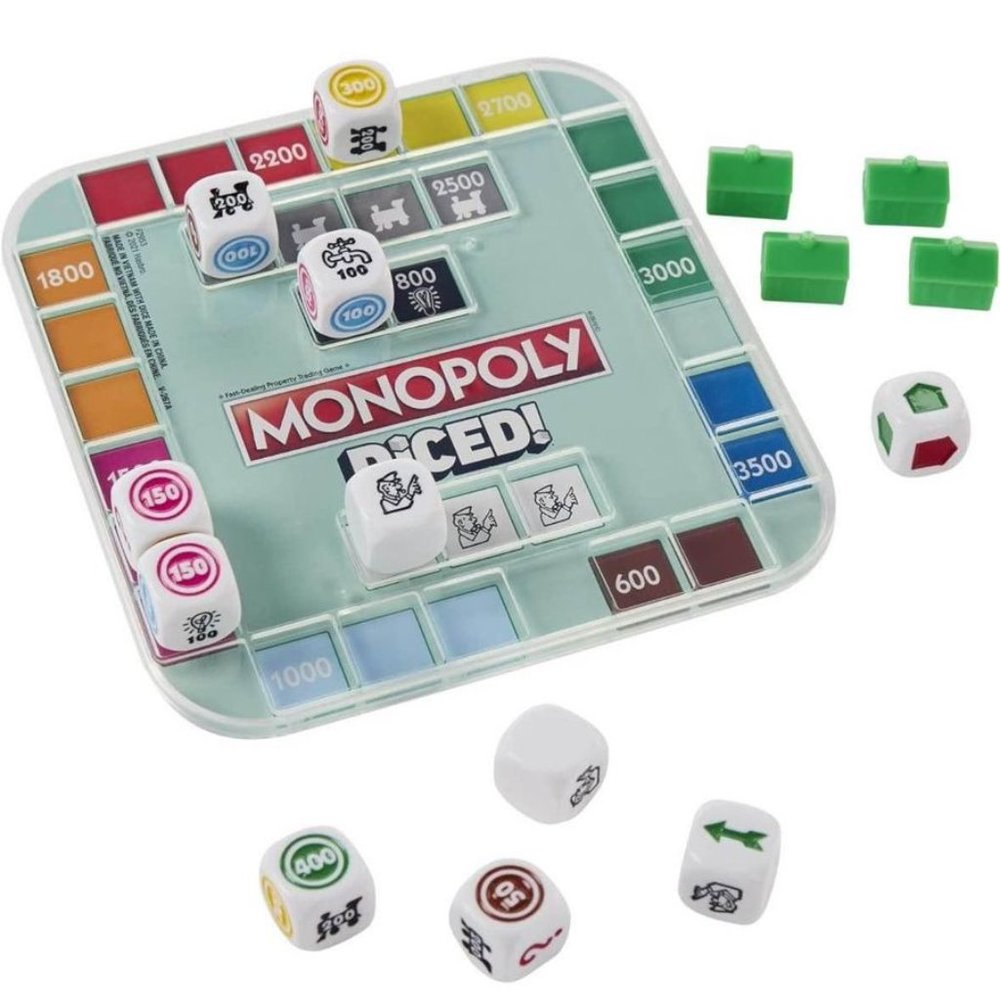 Gaming Monopoly Diced Game, Easy to Learn Game, Quick Game, Portable Travelboard